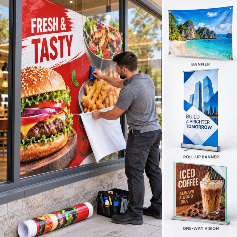 5 WALL STICKER & BANNER